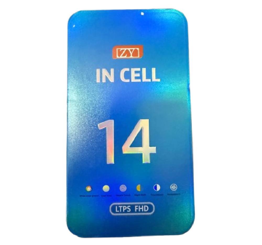 Pantalla Premium para iPhone 14 – Calidad A+ ZY INCELL (1080 P LTPS FHD COF LCD) con IC reemplazable