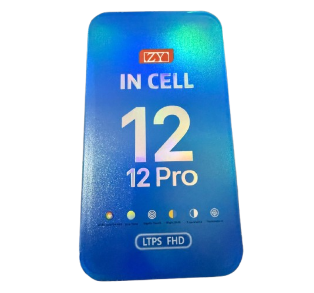Pantalla Premium para iPhone 12 y 12 PRO Calidad A+ ZY INCELL (1080P LTPS FHD COF LCD) con IC reemplazable
