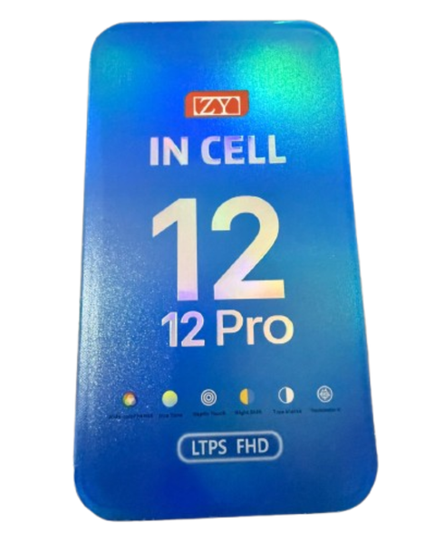 Pantalla Premium para iPhone 12 y 12 PRO Calidad A+ ZY INCELL (1080P LTPS FHD COF LCD) con IC reemplazable