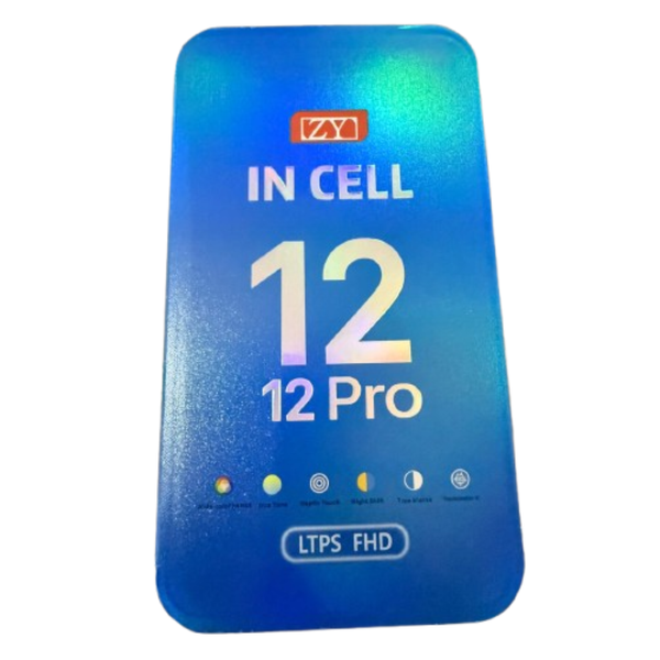 Pantalla Premium para iPhone 12 y 12 PRO Calidad A+ ZY INCELL (1080P LTPS FHD COF LCD) con IC reemplazable