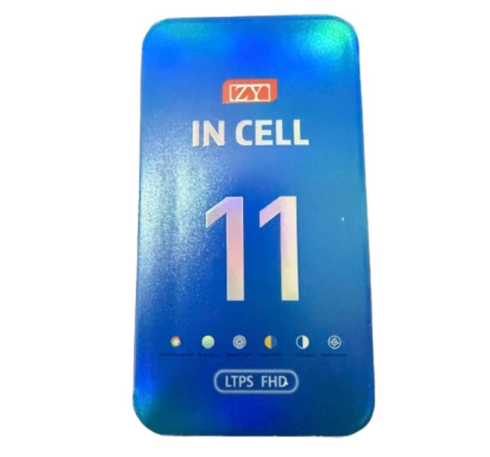 Pantalla Premium para iPhone 11 – Calidad A+ ZY INCELL (1080P LTPS FHD COF LCD) con IC reemplazable