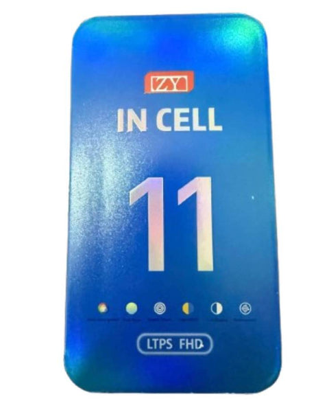Pantalla Premium para iPhone 11 – Calidad A+ ZY INCELL (1080P LTPS FHD COF LCD) con IC reemplazable