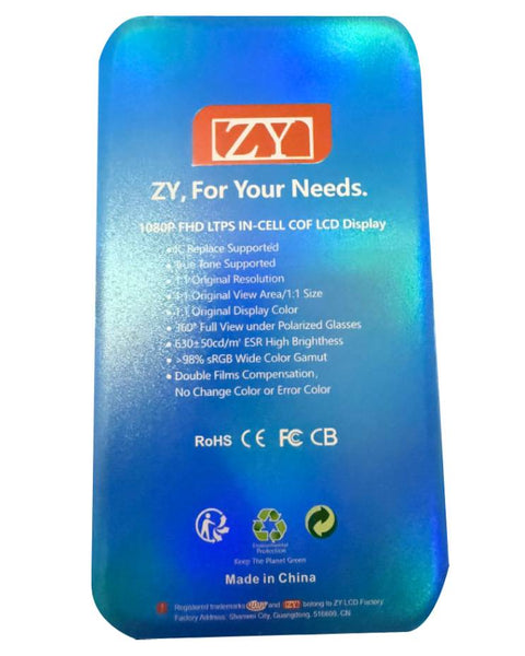 Pantalla Premium para iPhone 12 y 12 PRO Calidad A+ ZY INCELL (1080P LTPS FHD COF LCD) con IC reemplazable