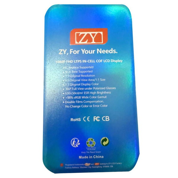 Pantalla Premium para iPhone 12 y 12 PRO Calidad A+ ZY INCELL (1080P LTPS FHD COF LCD) con IC reemplazable